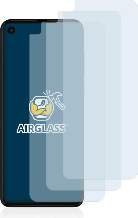 Produktbild BROTECT AirGlass Panzerglasfolie (3 Stück, Motorola One Action)