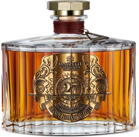 Actual product image Mazzetti d'Altavilla Special Brandy Acquavite di Vino 27 Anni in wooden box 0,7l 43% (1 x 70 cl)