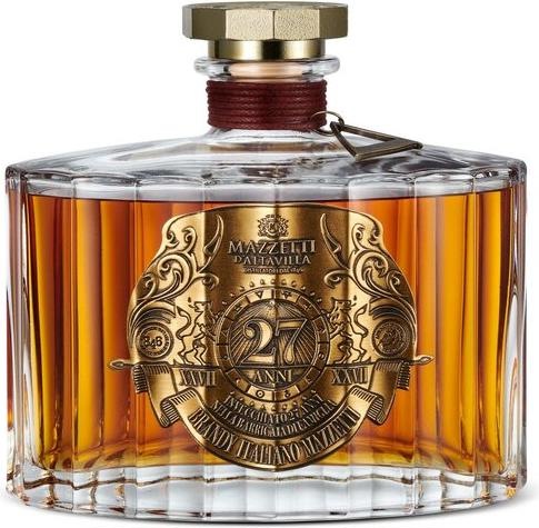 Mazzetti d'Altavilla Special Brandy Acquavite di Vino 27 Anni in wooden box 0,7l 43% (1 x 70 cl)