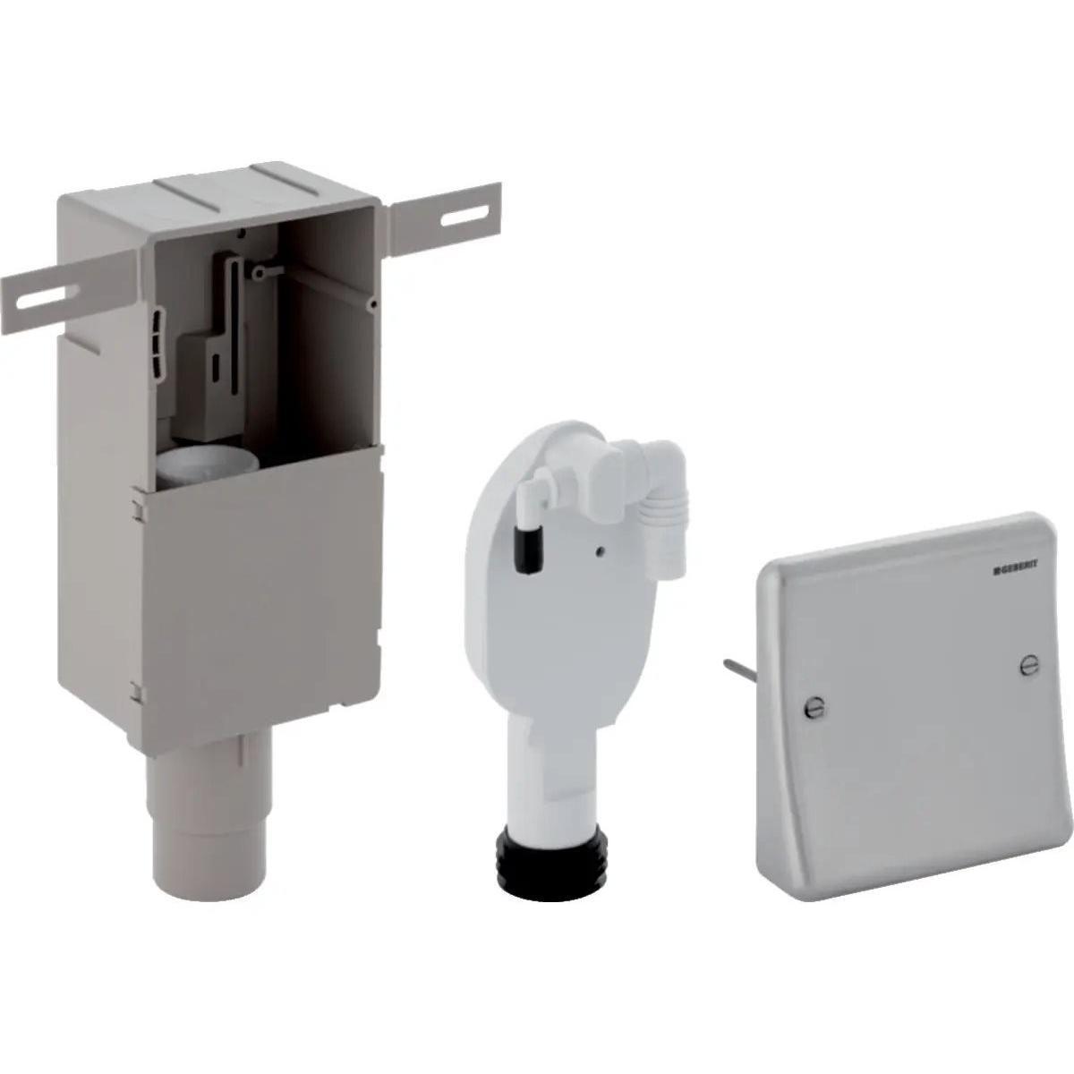 Geberit vandlås t/vaskemas.Ø50 - indb.vandlås til enheder med to tilsl. d50-56mm (152.233.00.1)