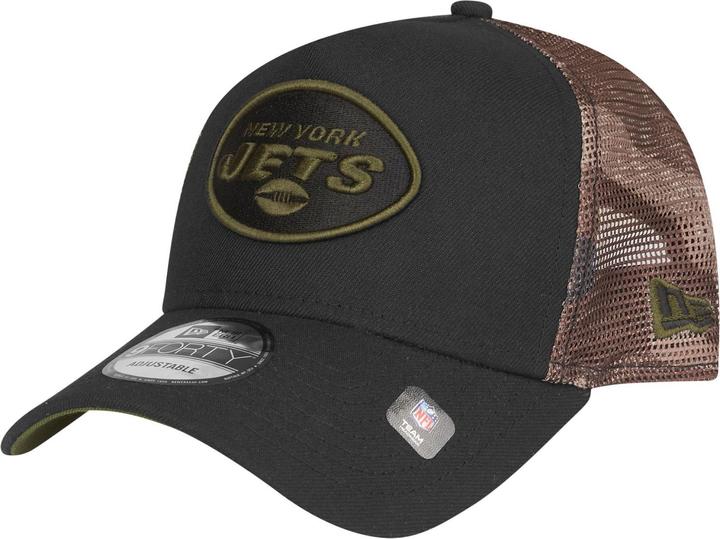 Actual product image New Era Snapback Trucker Cap - New York Jets wood camo (One size)