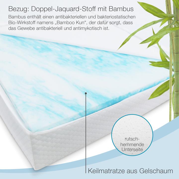 Image du produit Bestschlaf Keilmatratze Gelschaum (100 x 200 cm)