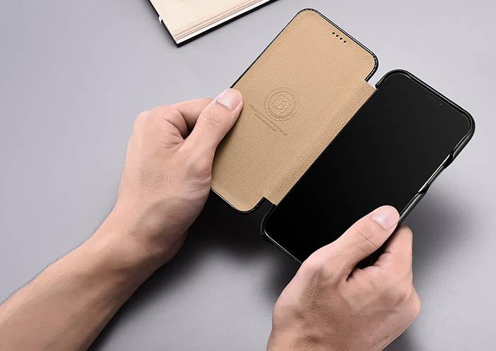 Image du produit iCarer Etui cuir avec rabat (Apple iPhone 11 Pro Max)