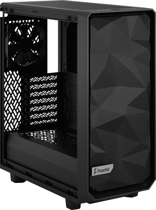 Actual product image Fractal Meshify 2 Compact Black Solid (ATX, mATX, Mini-ITX)