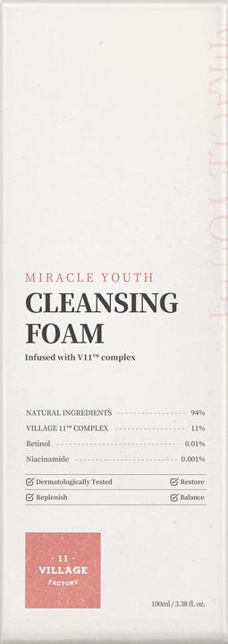 Immagine prodotto Village 11 Factory Schiuma detergente miracolosa della giovinezza (Schiuma detergente, 100 ml)