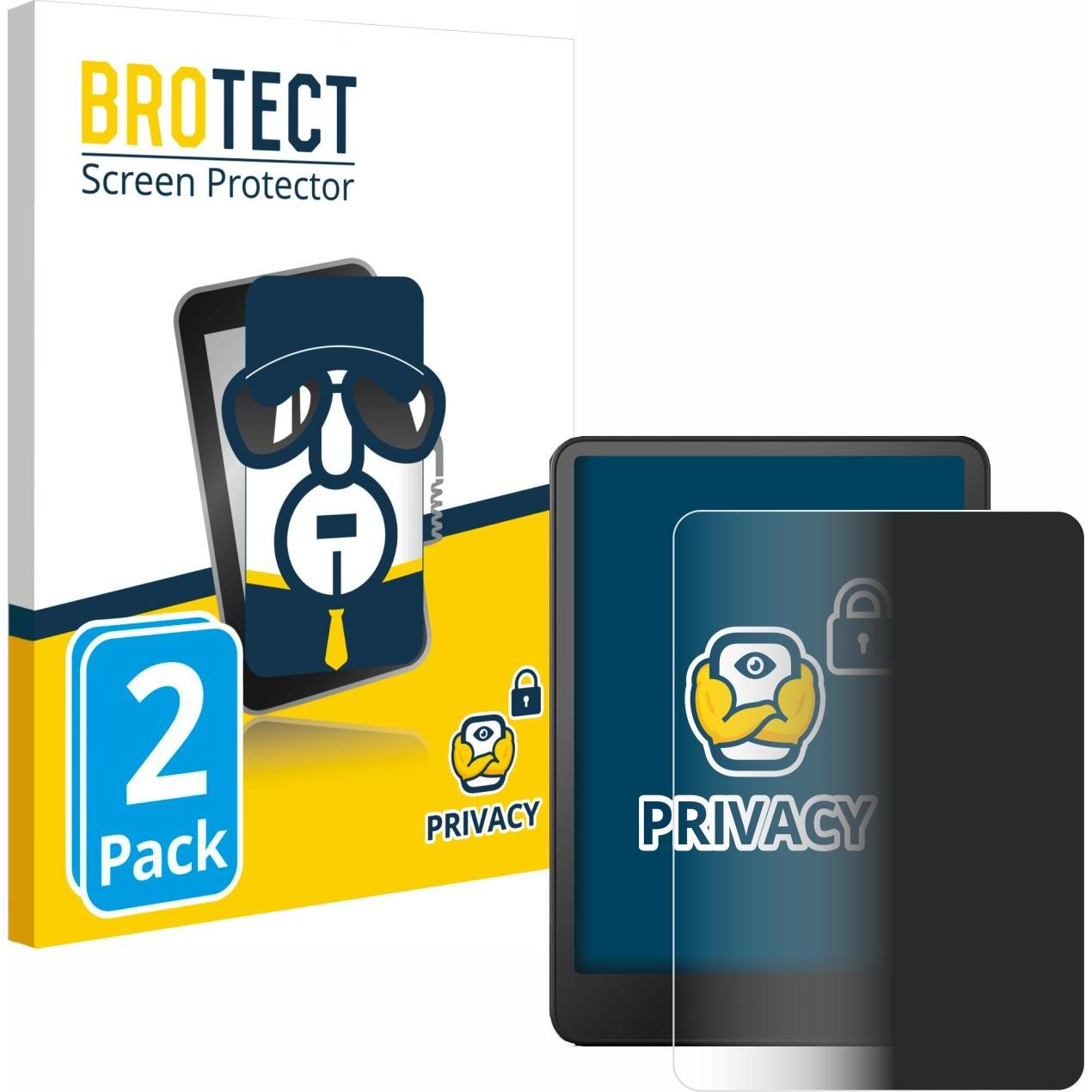 BROTECT Sichtschutzfolie Anti-Spy Privacy Folie Blaulicht-Schutz, eReader Zubehör, Blau