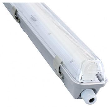 Actual product image Scharnberger+Hasenbein LED moisture-proof diffuser light 710x75x90mm IP65 1-lamp for LED tubes T8 max.10W (G13)