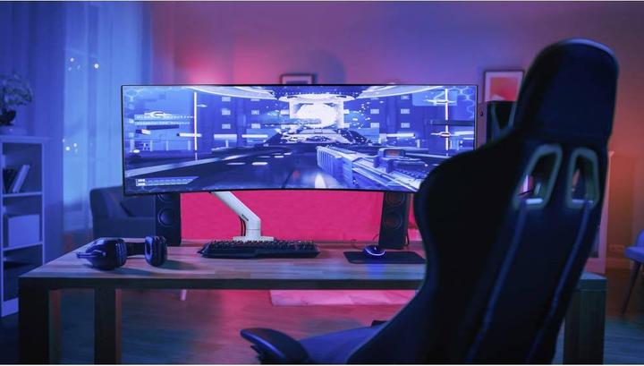 Produktbild Ergotron HX HD Monitor Arm mit patentierter CF-Technologie (Tisch, 49", 19.10 kg)