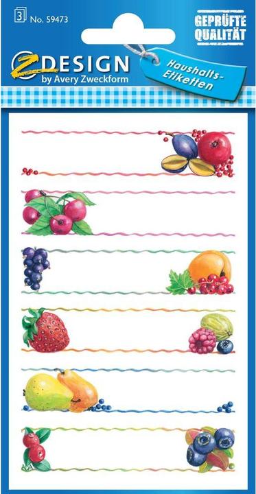 Produktbild Z-Design Aufkleber Home Obstrahmen