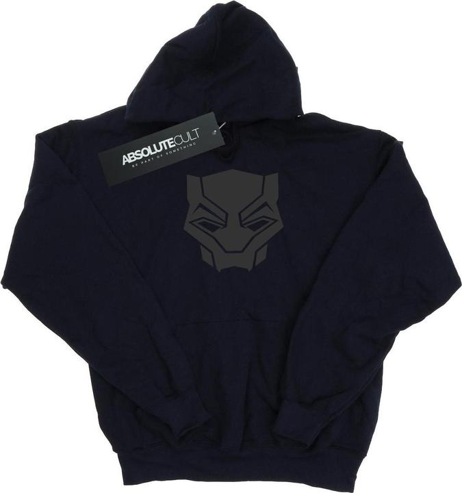 Actual product image Boys Black Panther Black On Black Hoodie (140, 146)
