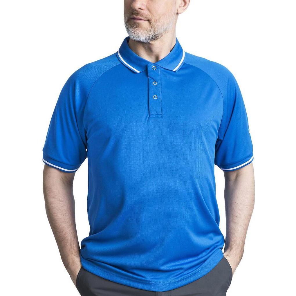 Trespass, Herren, Shirt, BONINGTON - Herren Polo Shirt, Blau, (L)