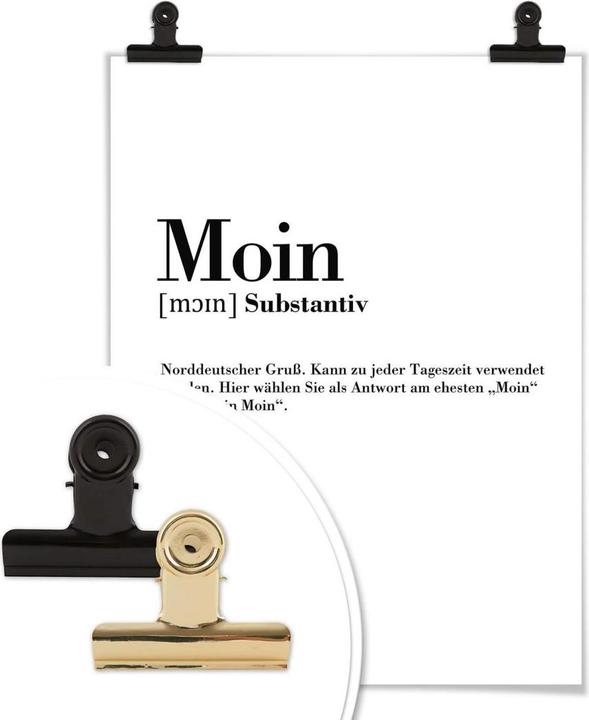 Immagine prodotto Trenddeko Grammatica Moin (60 x 80 cm)