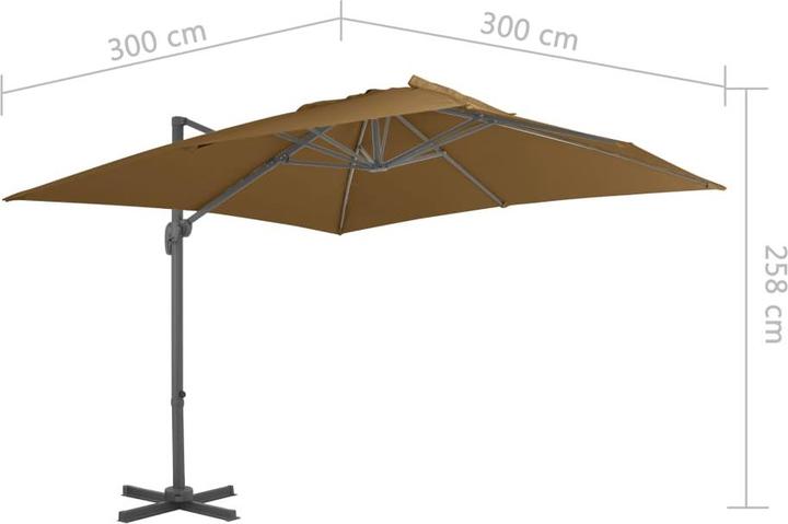 Produktbild vidaXL Ampelschirm für den Garten (3 m)