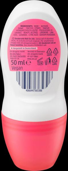 Productafbeelding dm Balea Deo Roll On Sweet Sunshine@ (Rol op, 50 ml)