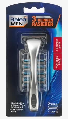 Actual product image dm Balea MEN Shaver 3-blades