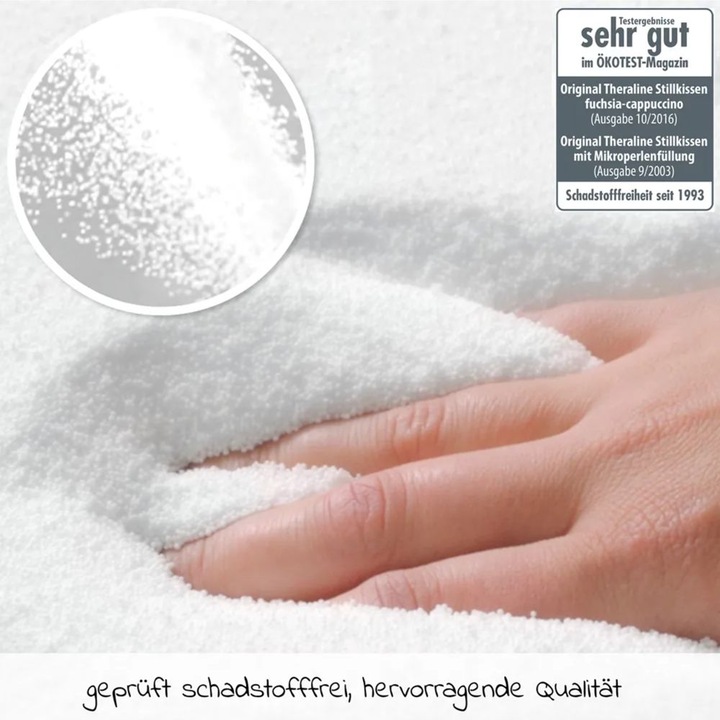 Produktbild Theraline Stillkissen "Das Original" mit Microperlenfüllung inkl. Bezug 190 cm (190 cm)