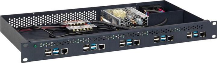 Rackmount.IT voor 5 eenheden Raspberry Pi 4 (Huisvesting)