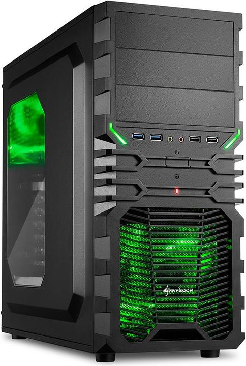 Produktbild Sharkoon VG4-W green (ATX)