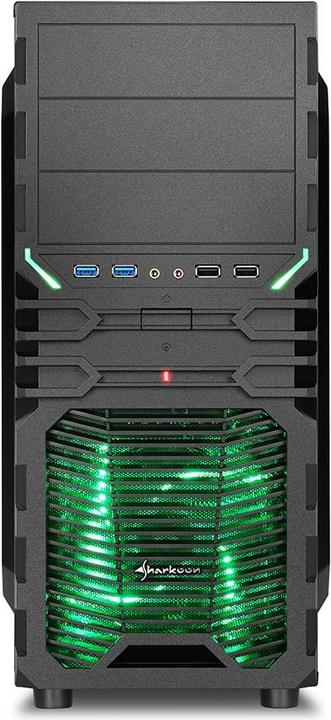 Produktbild Sharkoon VG4-W green (ATX)