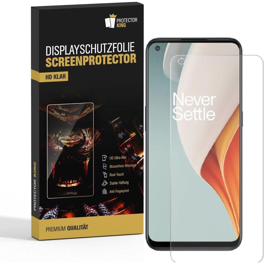 Protectorking 3x Premium Displayschutzfolie 3D KLAR (3 Stück, OnePlus Nord N100), Smartphone Schutzfolie