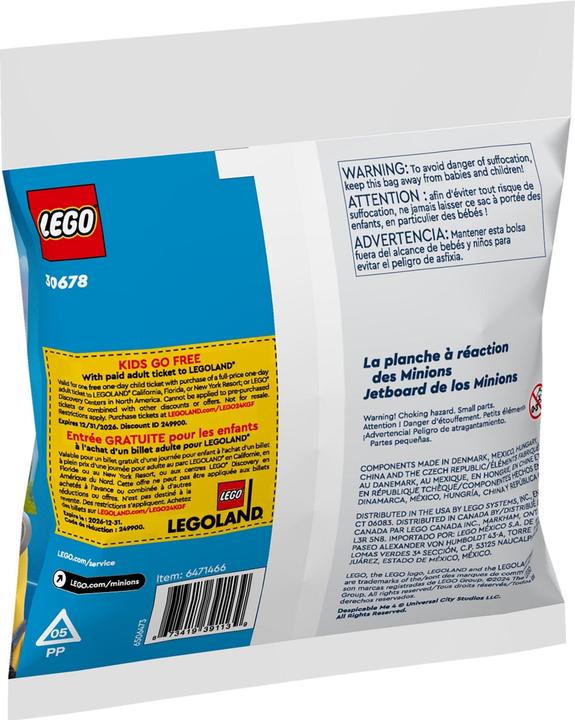 Immagine prodotto LEGO Jetboard dei Minions (30678, LEGO Minions)