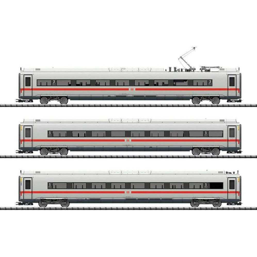 Trix H0 T23976 H0 Personenwagen 3er-Set ICE 4 grün der DB (Spur H0)