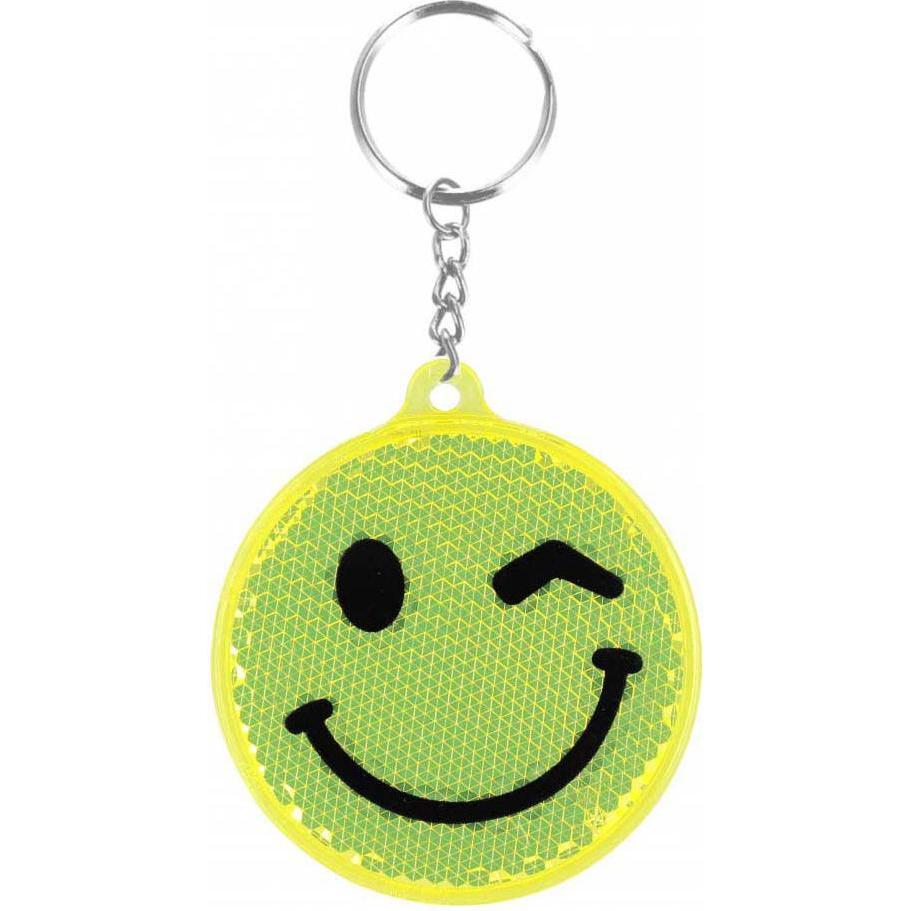 Starpak, Bambini, Portachiavi, Portachiavi emot riflettente (display - 12 pezzi), Argento, Giallo