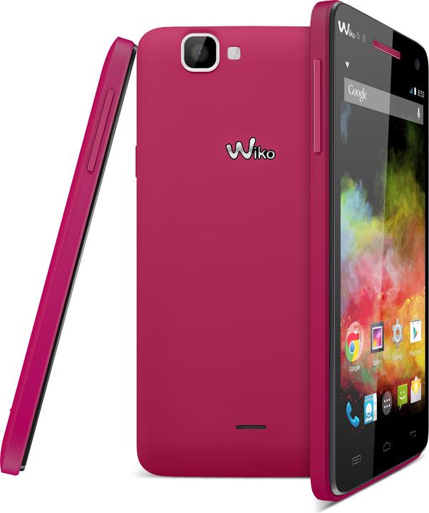 Actual product image Wiko Rainbow 4G (8 GB, Fuchsia, 5", 8 Mpx, 4G)