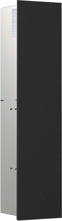 Emco asis pure WC-Modul, Unterputzmontage, Türanschlag rechts, durchgehende Glasfront, 730x170mm, mit