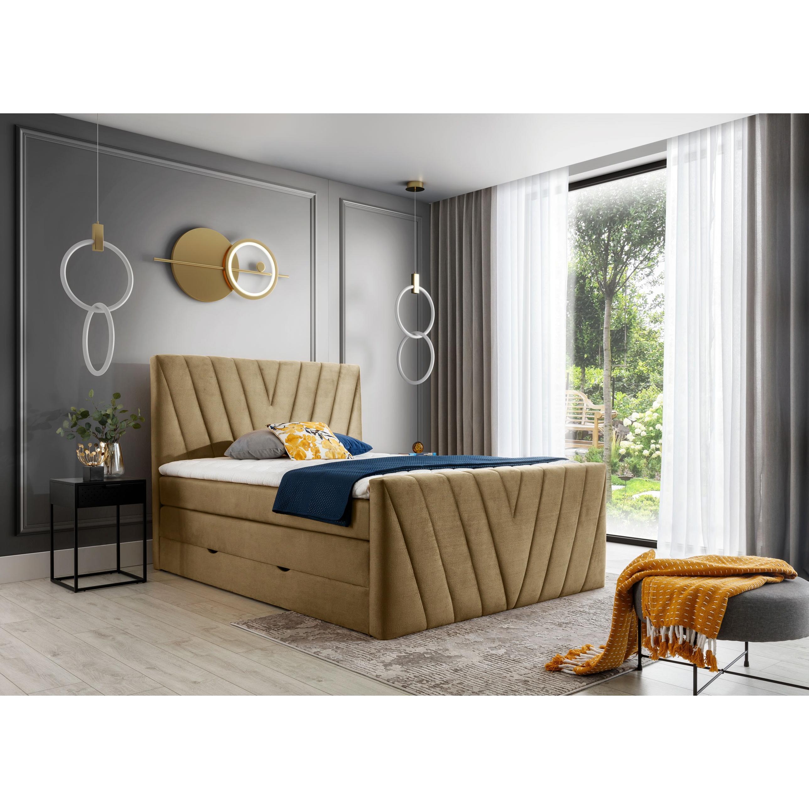 ELTAP, Bett, Candice mit Stauraum (140 x 200 cm)