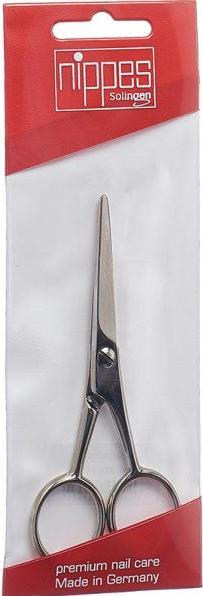 Actual product image Nippes Moustache / beard scissors, nickel-plated