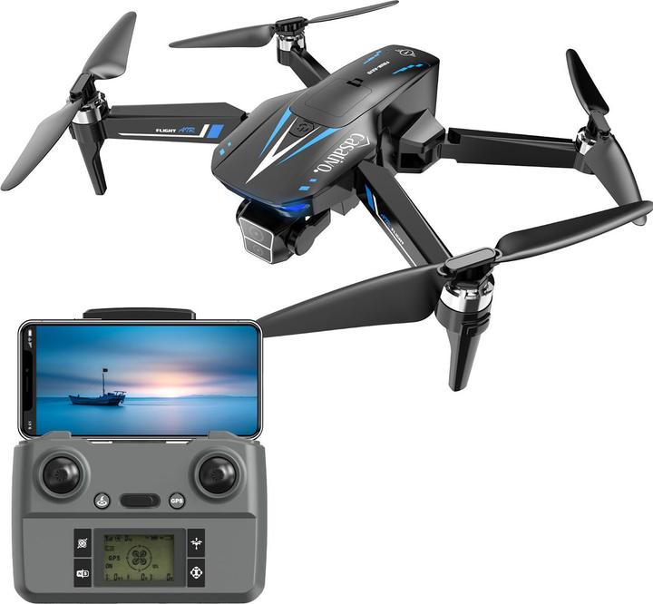 Casativo GPS-Drohne mit Full-HD-Kamera, faltbar, 800m Reichweite (25 min)