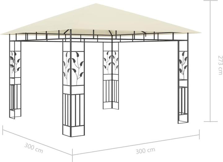 Produktbild vidaXL Gartenpavillon (300 cm, 300 cm)