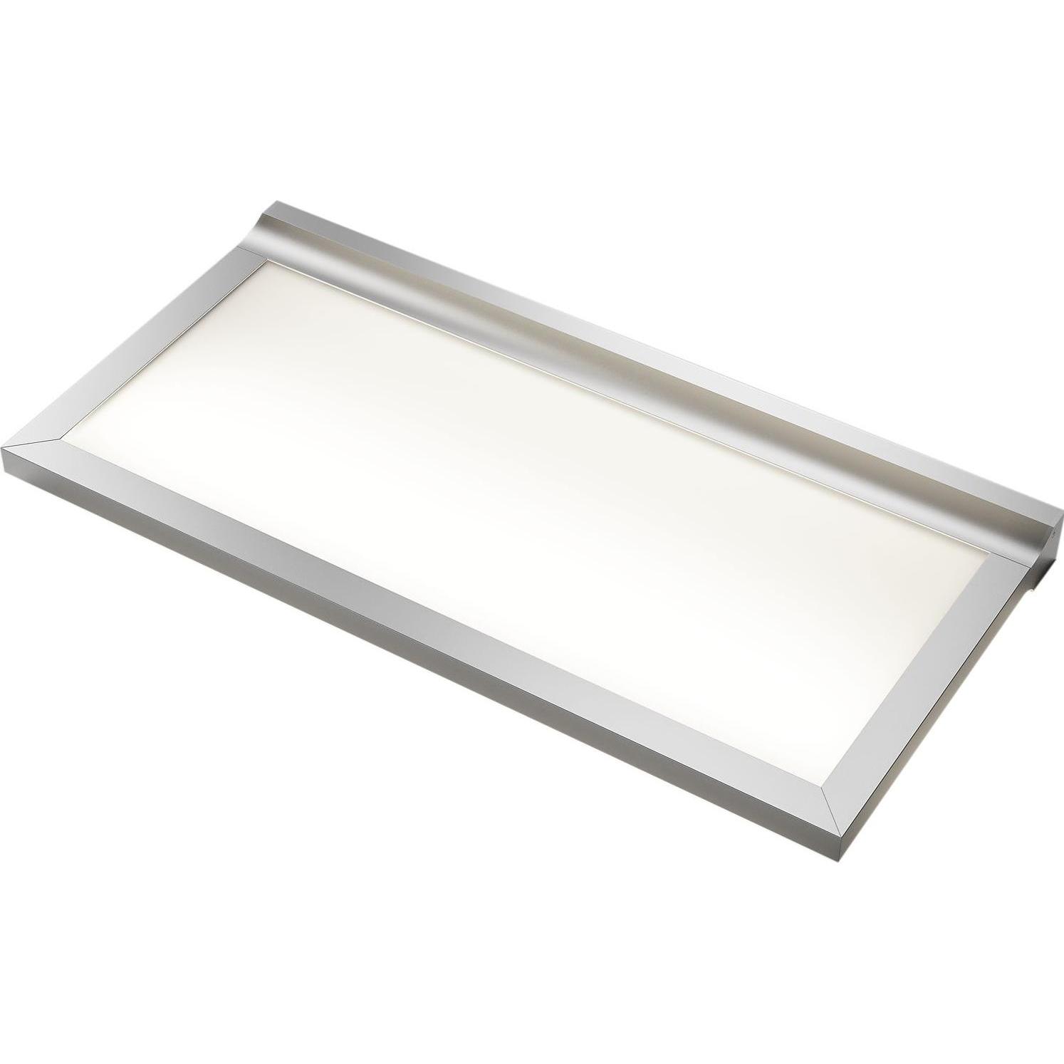 Thumbnail - L&S, Wandleuchte + Deckenleuchte, Paper Shelf Tablarleuchte (LED-Wandboard) Länge 450 mm Aluminium alufarbig (475 lm)