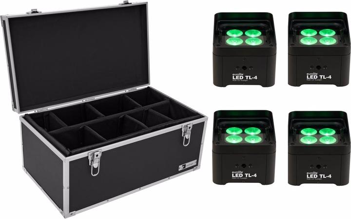 Eurolite Set 4x LED TL-4 Trusslight + Case (8 W, LED)