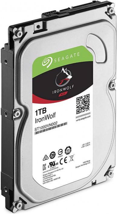Actual product image Seagate Harddisk IronWolf 3.5" SATA 1 TB (1 TB, 3.5", CMR)