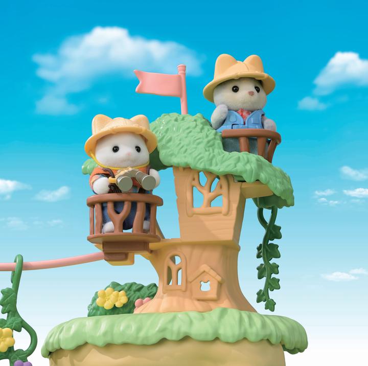 Actual product image Sylvanian Families Waterfall adventure playground