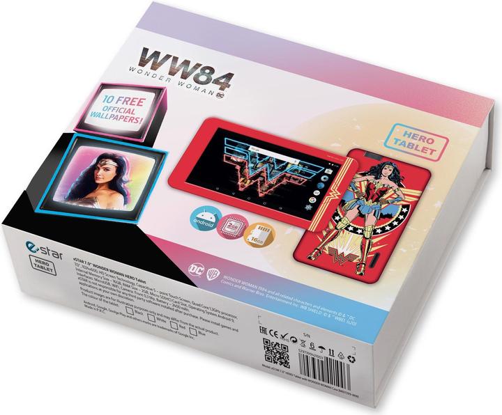 Produktbild Estar Tablet HERO Wonder Woman 7 16 GB (7", 16 GB, Rot)