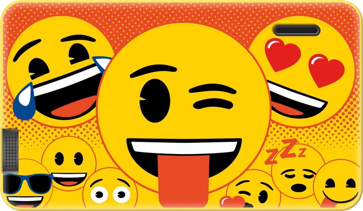 Actual product image Estar Tablet HERO Emoji 7 16 GB (7", 16 GB, Yellow, Multicoloured)