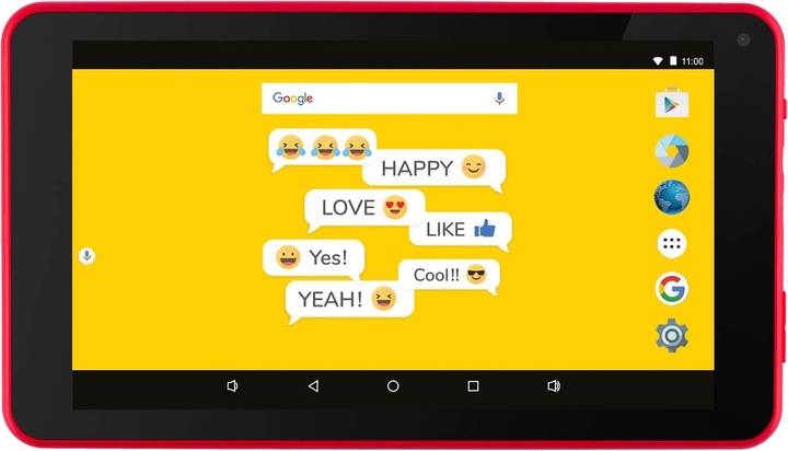 Actual product image Estar Tablet HERO Emoji 7 16 GB (7", 16 GB, Yellow, Multicoloured)