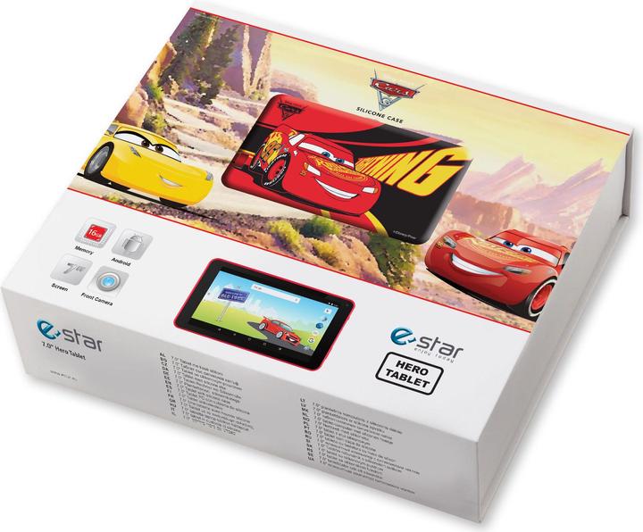 Produktbild Estar Tablet HERO Cars 7 16 GB (7", 16 GB, Mehrfarbig, Rot, Schwarz)