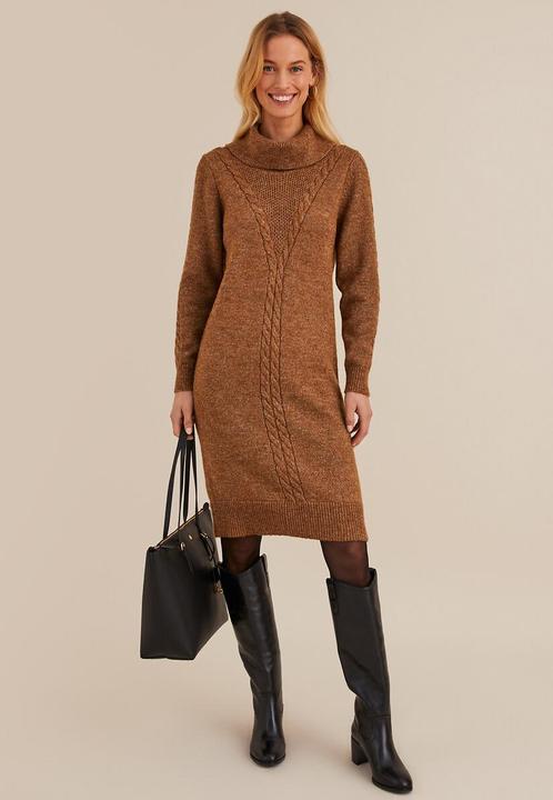 Produktbild Anne Weyburn Strickkleid mit langen Ärmeln (34)