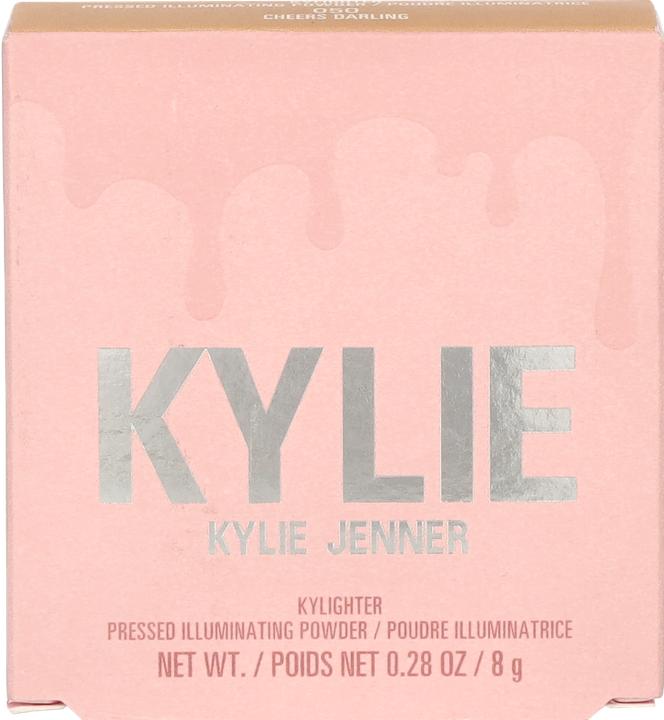 Actual product image Kylie Jenner Kylie Cosmetics Kylighter Pressed Illuminating Powder - 8 G (No. 050 Cheers Darling, Highlighter, 8 g)