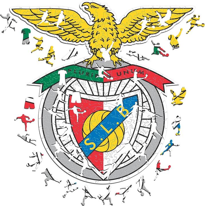 Immagine prodotto Iconic SL Benfica - Logo - Puzzle in Legno Taglia L (500 Pezzi) (500 pezzi)