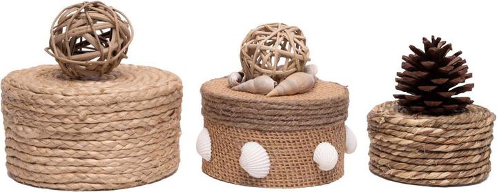 Actual product image Colorations - Pappmaché-Boxen rund, 3 Stk.