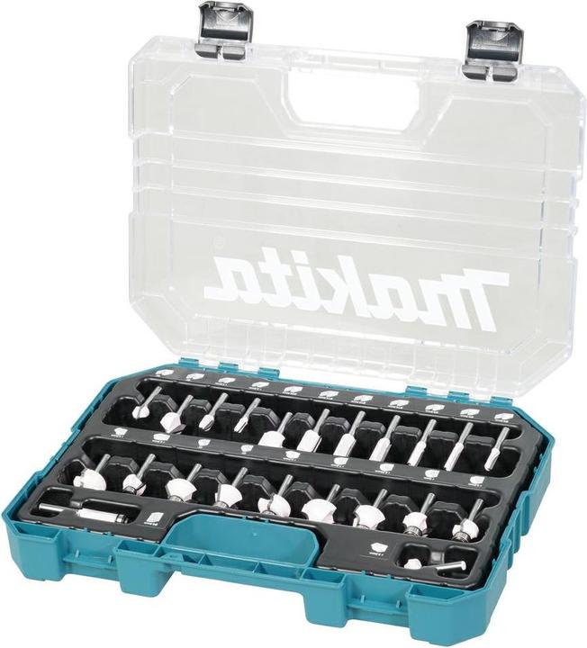 Image du produit GCS MAKITA ZESTAW FREZÓW 22szt. 6mm UNIWERSALNE