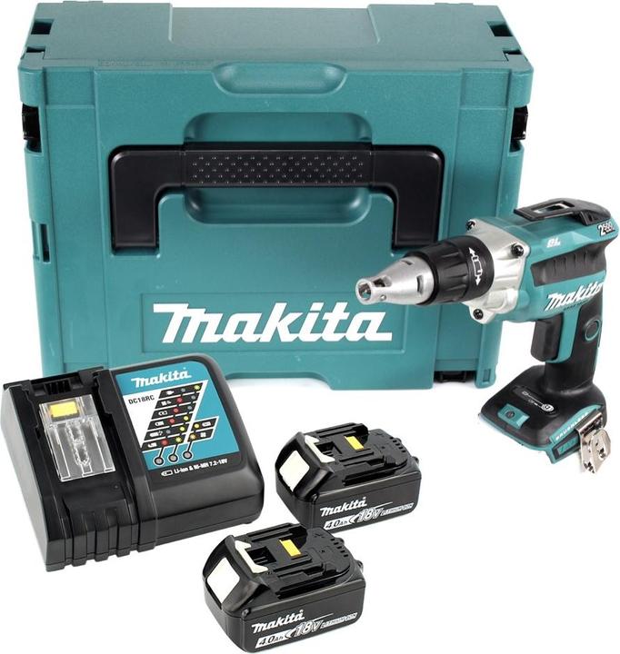Immagine prodotto Makita DFS 250 RMJ Avvitatore per cartongesso a batteria 18V / brushless in valigetta Makpac + 2x B (Batteria ricaricabile)