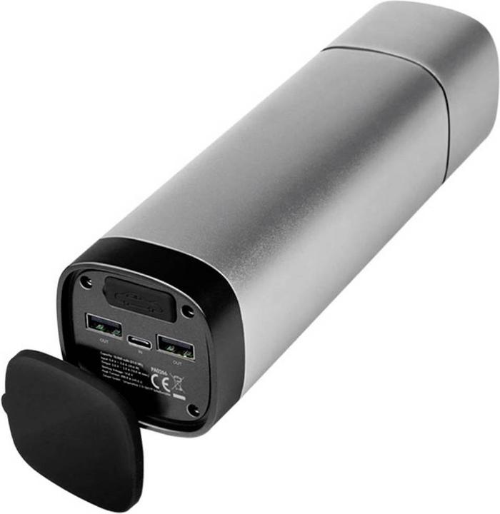 Actual product image LogiLink Powerbank 2xUSB-A,car jump start,metalgr (10000 mAh, 10 W, 37 Wh)
