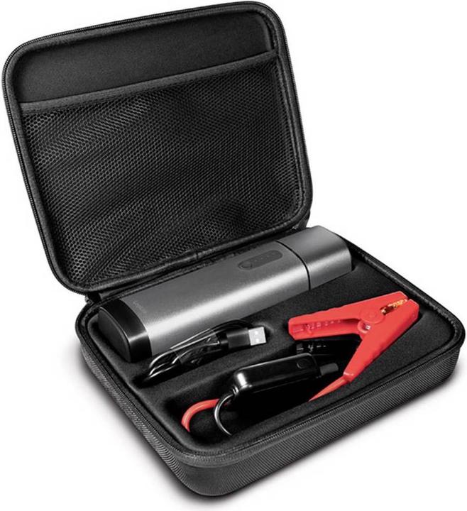 Actual product image LogiLink Powerbank 2xUSB-A,car jump start,metalgr (10000 mAh, 10 W, 37 Wh)