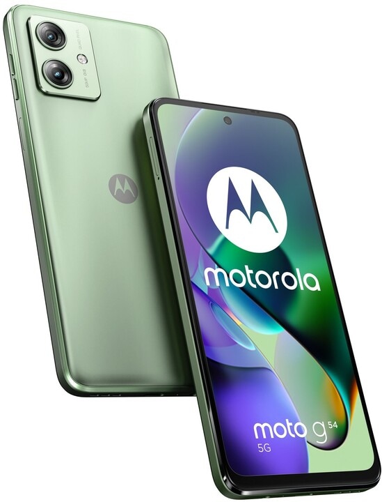 Image du produit Moto g54 5G Power Edition 12/256 Vert menthe (256 Go, Vert menthe, 12 Mpx)